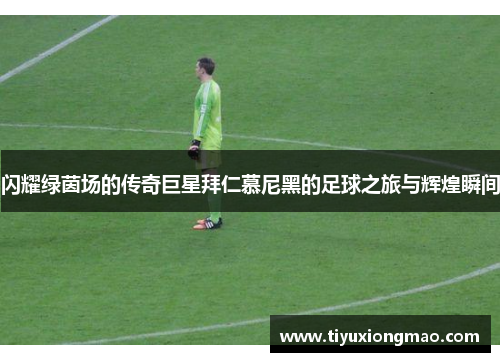 闪耀绿茵场的传奇巨星拜仁慕尼黑的足球之旅与辉煌瞬间