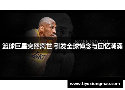 篮球巨星突然离世 引发全球悼念与回忆潮涌